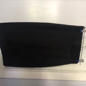 Rock & Republic Black midi length, zip skirt